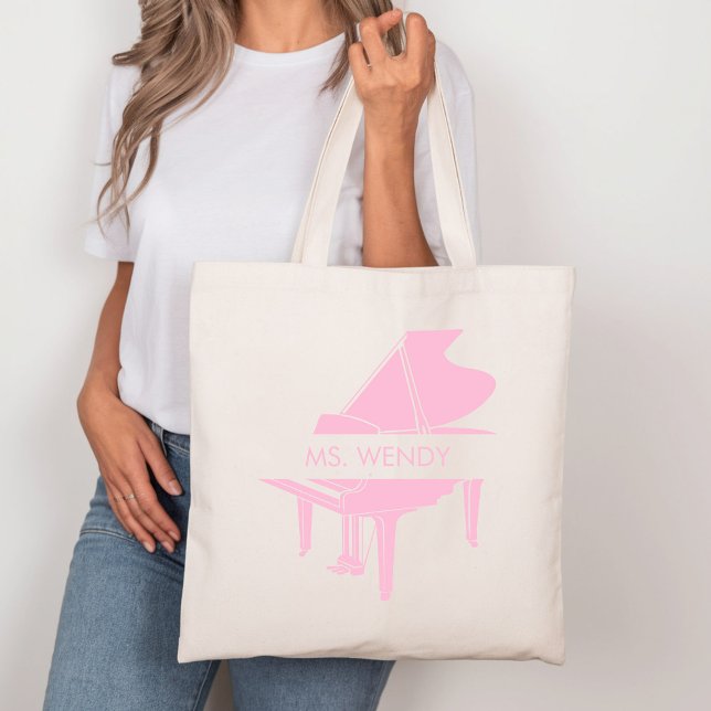 Personalised Grand Piano Tote Bag (Creator Uploaded)
