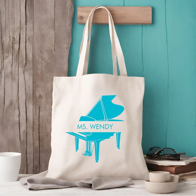 Personalised Grand Piano Tote Bag (Creator Uploaded)