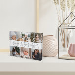 Personalised Grandchildren Photo Collage Block<br><div class="desc">Create a sweet gift for grandma with this six photo collage acrylic block. "GRANDMA" appears in the centre in chic grey lettering,  with your custom message and grandchildren's names overlaid.</div>