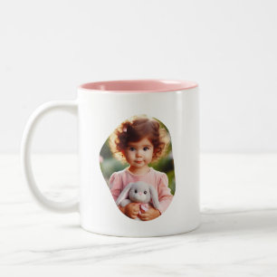 Personalised Grandkid Photo Proud Grandma Custom Two-Tone Coffee Mug