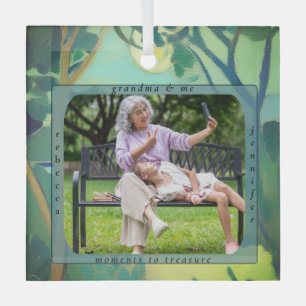 Personalised Grandma and Me Custom Photo Ornament