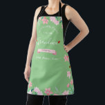 Personalised Grandma Apron With Grandkids' Names<br><div class="desc">Celebrate Grandma with our custom apron, elegantly framed in florals and personalised with "My favourite people call me grandma" plus grandkids' names. This high-quality, machine-washable apron protects clothes while cooking or baking. Ideal for Mother's Day or any special occasion, it's a practical, stylish gift that Grandma will cherish with every...</div>