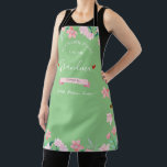Personalised Grandma Apron With Grandkids' Names<br><div class="desc">Celebrate Grandma with our custom apron, elegantly framed in florals and personalised with "My favourite people call me grandma" plus grandkids' names. This high-quality, machine-washable apron protects clothes while cooking or baking. Ideal for Mother's Day or any special occasion, it's a practical, stylish gift that Grandma will cherish with every...</div>