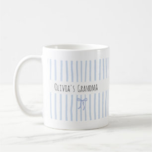 Personalised Grandma Custom Grandchild Name Coffee Mug