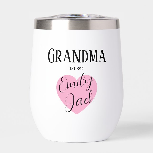 Personalised Grandma Customs script Name (Front)