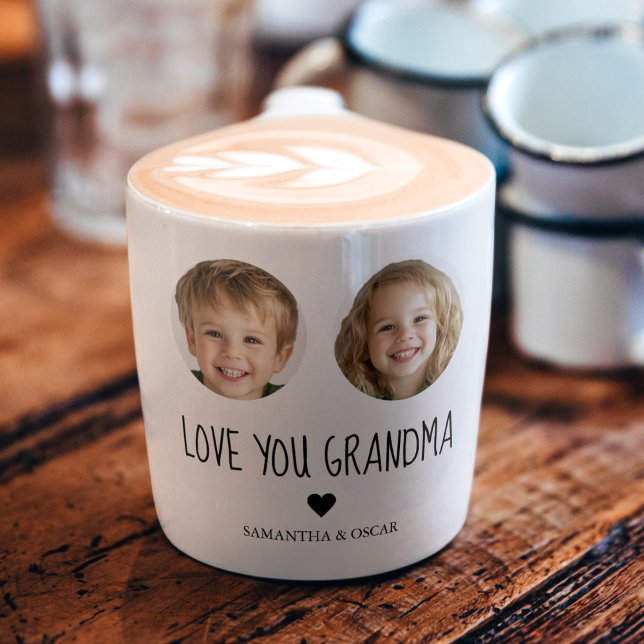 Personalised Grandma Gift | Custom Grandchild Face Espresso Cup (Creator Uploaded)
