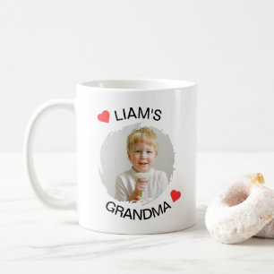 Personalised Grandma Mug – Custom Child Face 