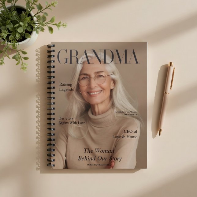 Personalised Grandma Notebook | Custom Photo (Creator Uploaded)