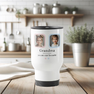 Personalised Grandma Photo Gift Travel Mug