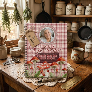 Personalised Grandma Secret Recipes Photo Notebook