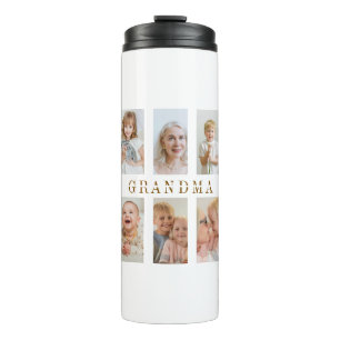 Personalised Grandma Thermal Tumbler Photos