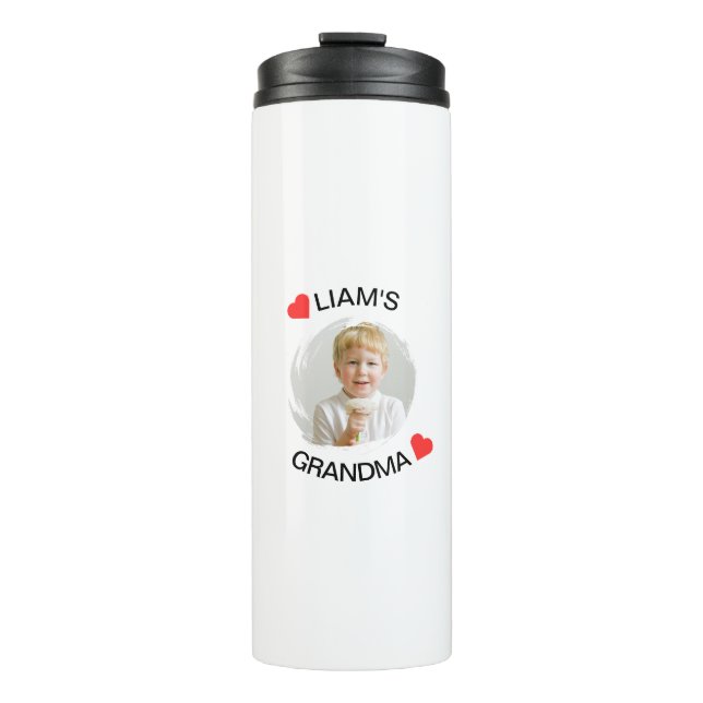 Personalised Grandma Tumbler – Custom Child Face  (Front)