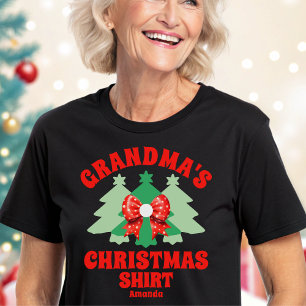 Personalised Grandma's Christmas Shirt