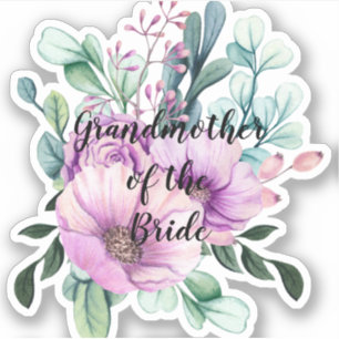 Personalised Grandmother of the Bride Groom