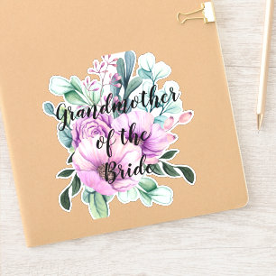 Personalised Grandmother of the Bride Groom