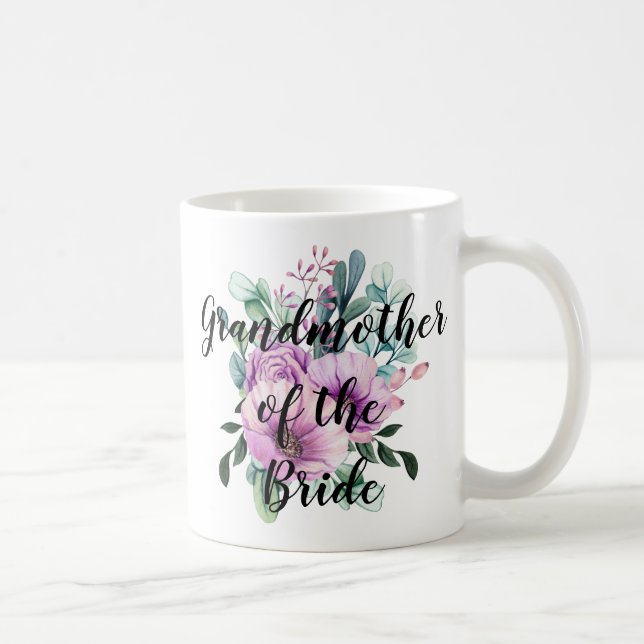 Personalised Grandmother of the Bride Groom Coffee Mug (Right)