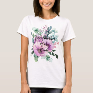 Personalised Grandmother of the Bride Groom T-Shirt
