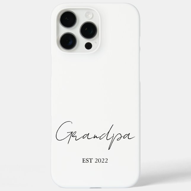Personalised “Grandpa Est. [Year]” -  Case-Mate iPhone Case (Back)