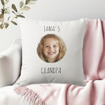 Personalised Grandpa Gift | Custom Grandchild Face Cushion<br><div class="desc">Give Grandpa a cosy and heartfelt gift with this personalised pillow featuring his grandchild’s face photo! Perfect for birthdays, holidays, or any special occasion, this custom pillow is a meaningful keepsake that combines comfort and love. Celebrate cherished memories with a one-of-a-kind gift that Grandpa will treasure for years. Customise now...</div>