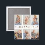 Personalised Grandpa Magnet | Grandparents Day<br><div class="desc">"Celebrate Grandpa with a personalised magnet that brings a smile every time he sees it! Perfect for Grandparents Day, birthdays, or just because, this custom magnet can be engraved or printed with his name, a special message, or a heartfelt phrase like “World’s Best Grandpa.” A charming keepsake for his fridge,...</div>