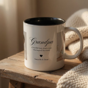 Personalised Grandpa Photo  Mug