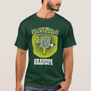 Personalised Grandpa Pickleball T-Shirt