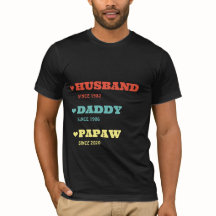 Personalised Grandpa Shirt with Dates