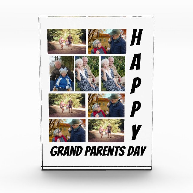 Personalised Grandparents Day 9  Photo Collage  (Front)