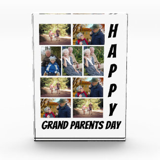 Personalised Grandparents Day 9  Photo Collage  Block