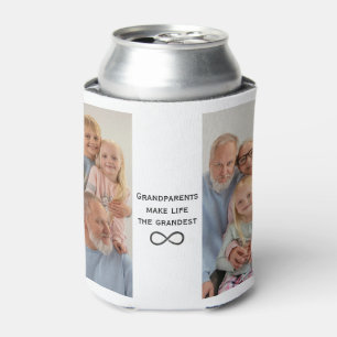 Personalised Grandparents Photo & Can Cooler