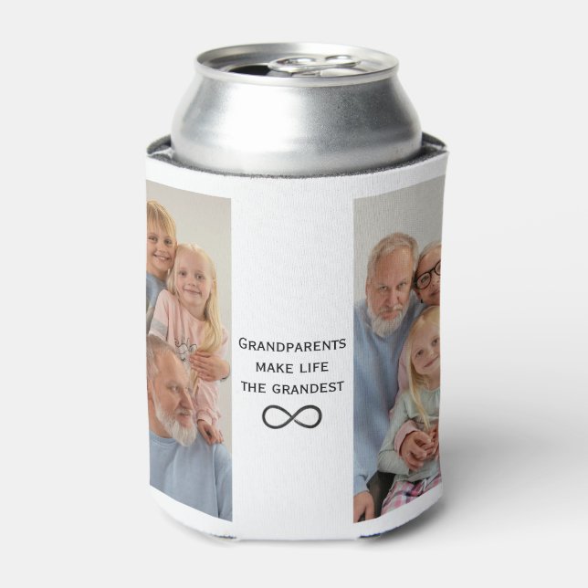 Personalised Grandparents Photo & Can Cooler (Can Front)