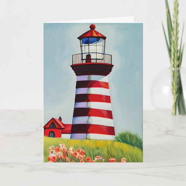 Personalised Grandpa's Birthday | Nautical Themed Card (Front)