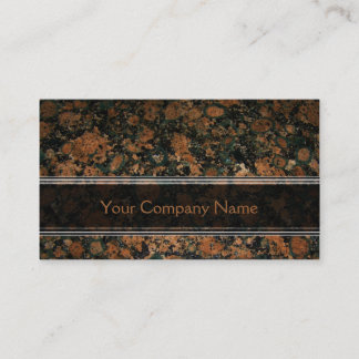 Personalised Granite Business Card