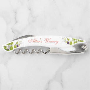 "Personalised" Grapes on the Vine Corkscrew