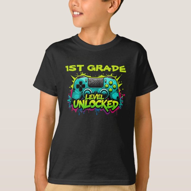 Personalised Graphic Kid T-shirt - Back To School (Front)