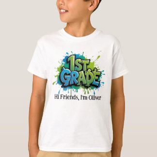 Personalised Graphic Kid T-shirt - Back To School