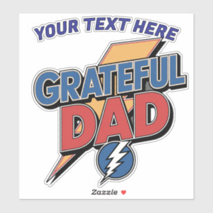 Personalised Grateful Dad Superhero