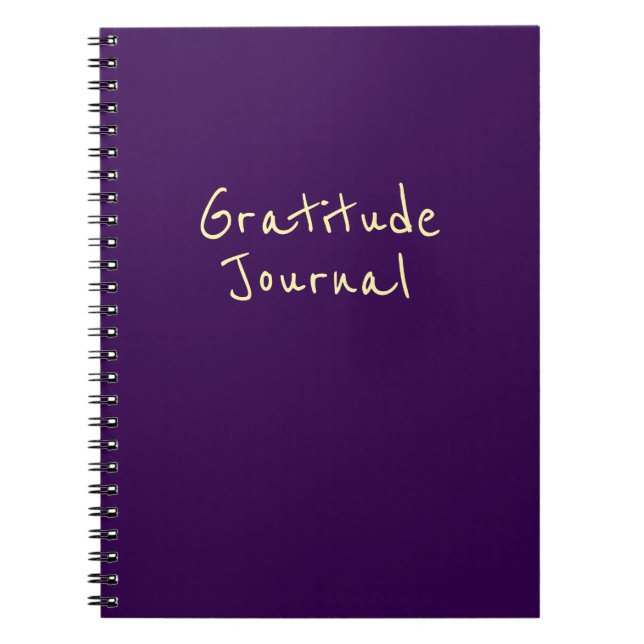 Personalised Gratitude Journal  (Front)