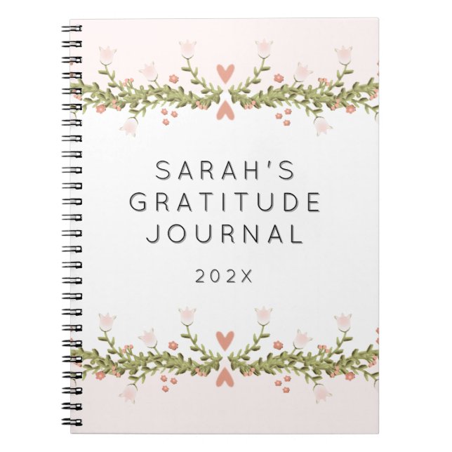 Personalised Gratitude Journal (Front)