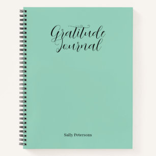 Personalised Gratitude Journal   Custom Name Daily