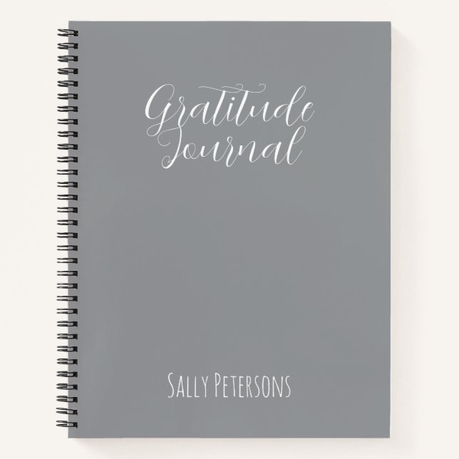 Personalised Gratitude Journal | Custom Name Daily (Front)