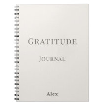 Personalised Gratitude - Journal Name Notebook