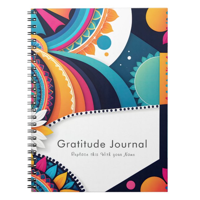 Personalised Gratitude Notebook (Front)