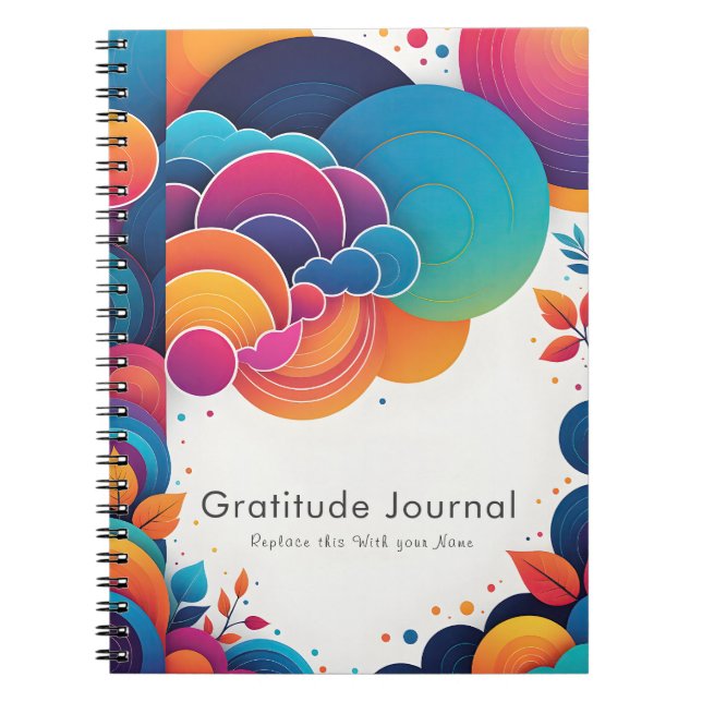 Personalised Gratitude Notebook (Front)