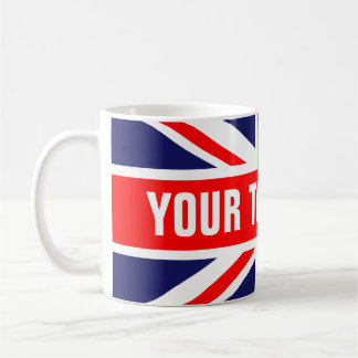 Personalised Great Britain Flag Coffee Mug