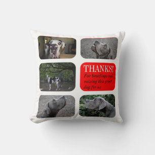Personalised Great Dane Gift  Cushion