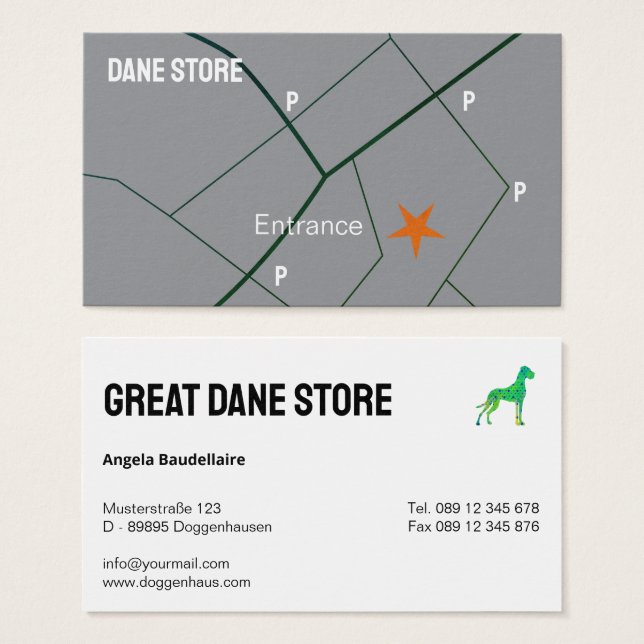 Personalised Great Dane Store  (Front & Back)