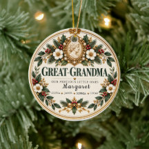 Personalised Great-Grandma Christmas Keepsake