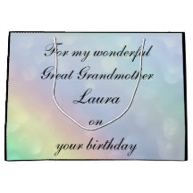 Personalised Great Grandmother Birthday