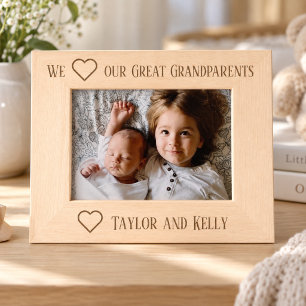 Personalised Great Grandparents Picture Frame